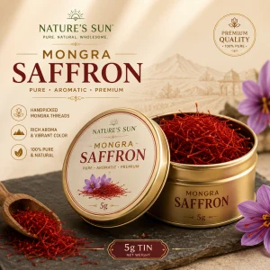 Mongra Saffron, 5g tin